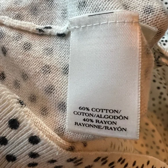 Ann Taylor woman’s polka dot cotton blend cardigans sweater - Picture 7 of 7